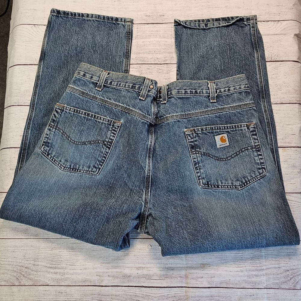 Carhartt 40x32 relaxed fit denim jeans - Picture 7 of 12